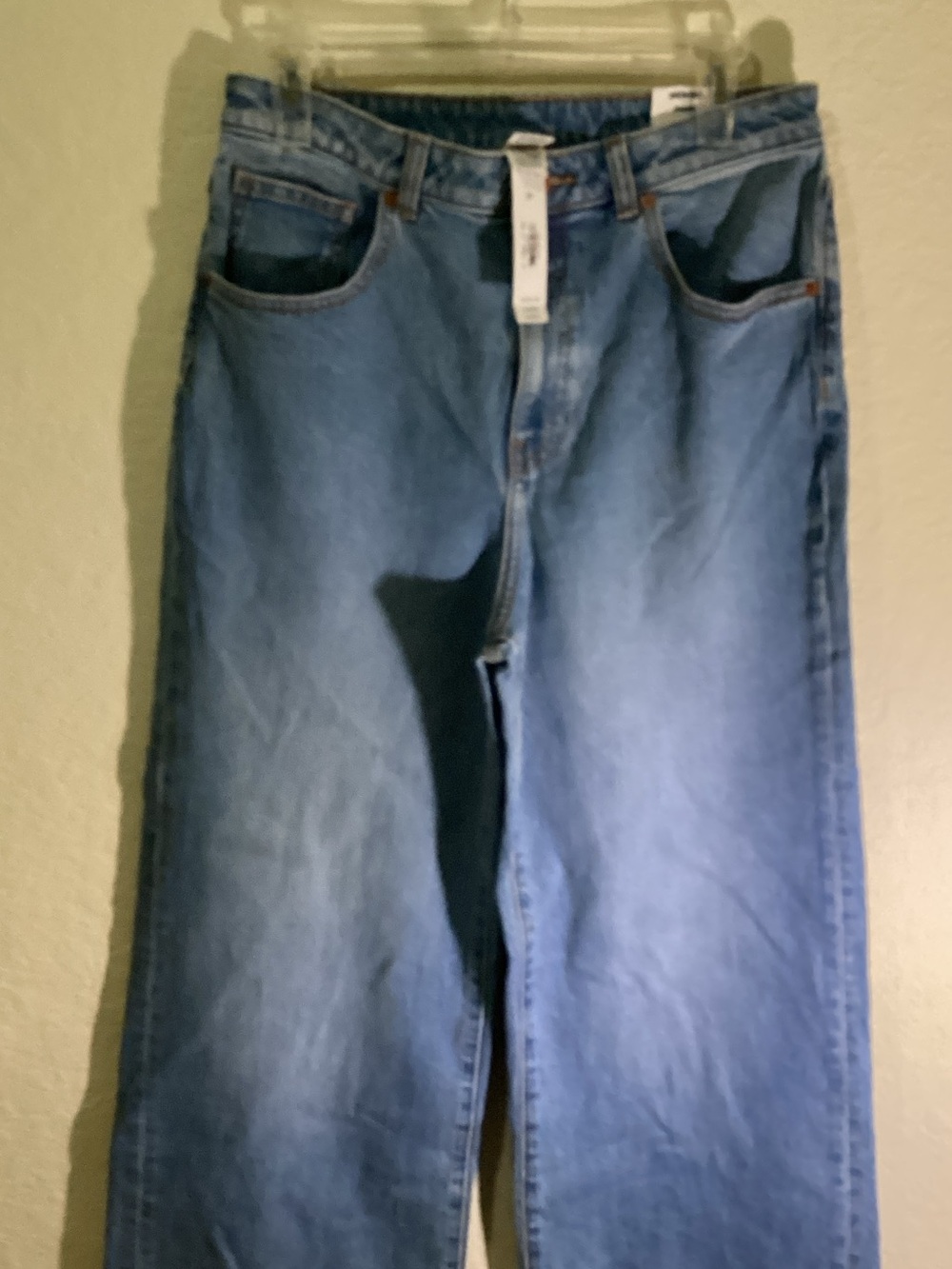 PINK Victoria's Secret Women's Straight-Leg Light Blue Denim Jeans